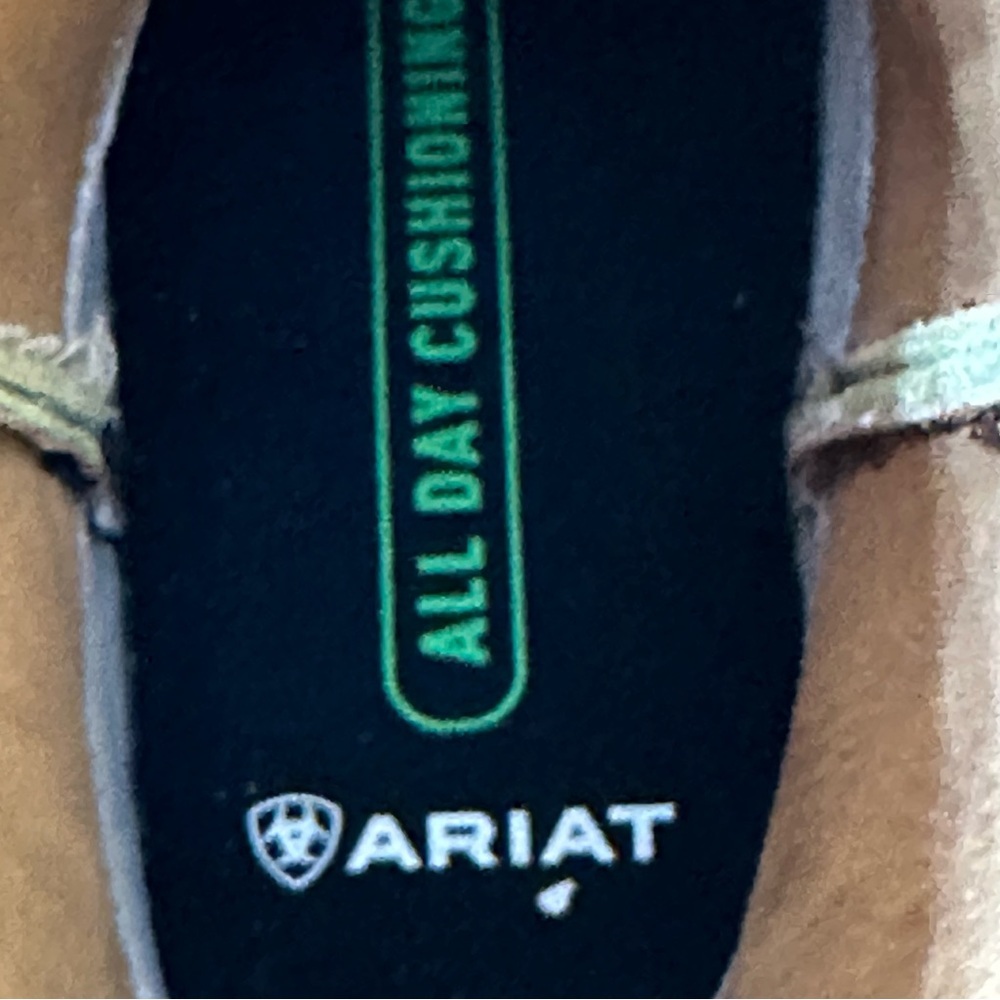 Ariat Futurity Flash K Toe Western Boots in Glazed Ginger Night Vision. Sz: 8 - Picture 12 of 14